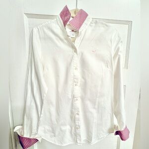 Women’s Vineyard Vines White Button Down - Size 4
